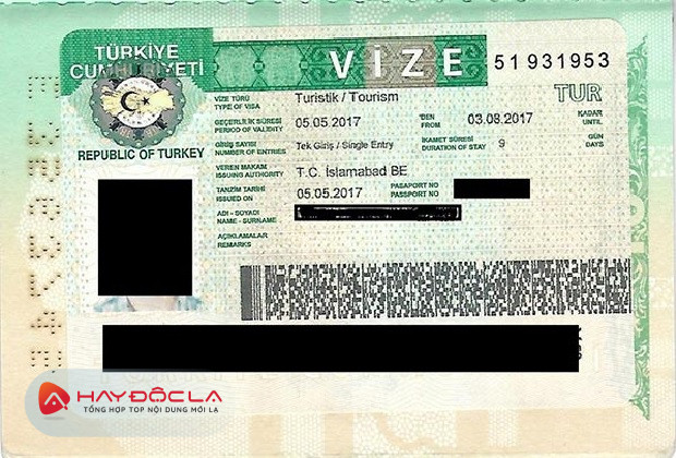 dịch vụ làm visa thổ nhĩ kỳ tại hà nội - Visana