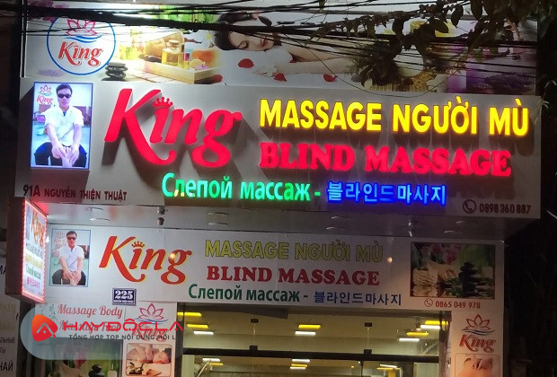 massage Khánh Hòa - massage người mù King