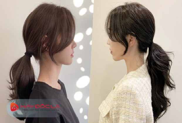 cách buộc tóc đuôi ngựa đẹp kiểu Hàn Quốc