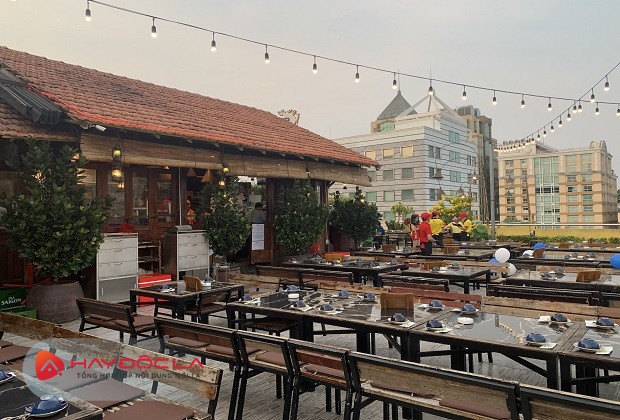 quán rooftop quận 1, tphcm - Saigon Grill