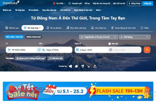 Công ty du lịch Việt Nam Traveloka