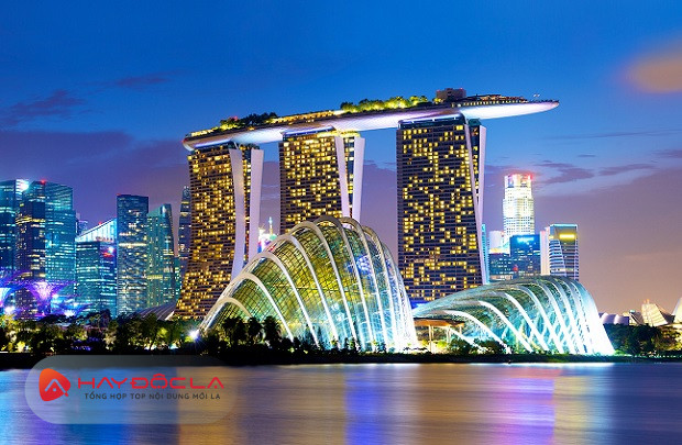 Marina Bay Sands nổi tiếng ở Singapore