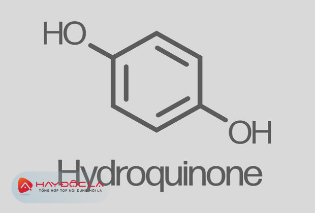 cách trị mụn thâm lâu ngày - Hydroquinone